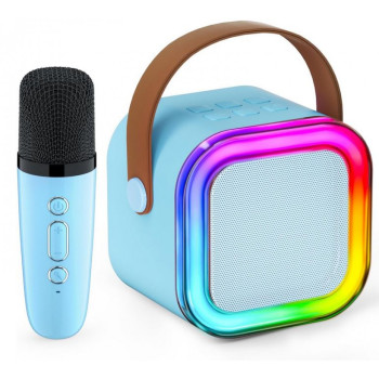 Преносима тонколона K12 RGB осветление - Син