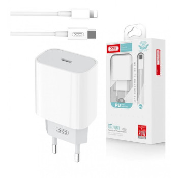 XO-L77 20W PD зарядно с кабел USB-C - Lightning PD-20W