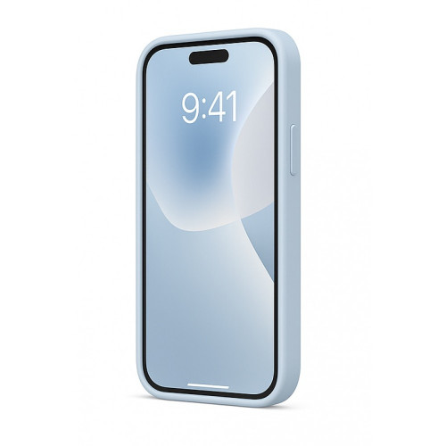 Silicone case TP-59+камера за iPhone 16 Pro Max - Бебешко Синьо