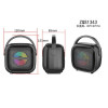 ZQS1343W Портативна Двойна Караоке 3'' 8W Sing-e тонколона+безжичен микрофон 800mAh