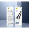 L✮Star LS-23 PD100W Плетен Кабел Fast Type-C към Type-C - Черен