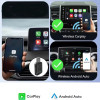 CarPlay/Android Auto CA03 Адаптер Безжичен – Dual-Band 2.4G/5.8GHz, Bluetooth 4.2, Plug & Play, Поддържа OTA