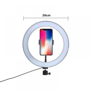 M26 10" 26см LED селфи студиен пръстен 24W M26 10" 26см LED селфи студиен пръстен 24W