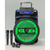 QL-1501 15" 40W Безжична колона говорител субуфер+ 2 безжични микрофони
