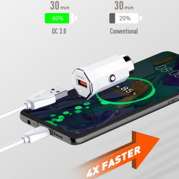 12V 2в1 C313Q 3.0 LDNIO Fast 18W - USB към Lightning 12V 2в1 C313Q 3.0 LDNIO Fast 18W - USB към Lightning