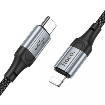 HOCO Кабел “X102 Fresh” PD27W Type-C към Lightning (1M) - Черен