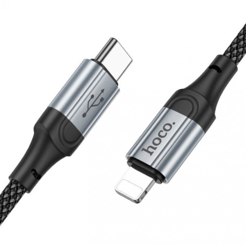 HOCO Кабел “X102 Fresh” PD27W Type-C към Lightning (1M) - Черен
