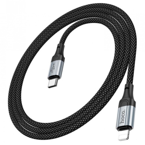 HOCO Кабел “X102 Fresh” PD27W Type-C към Lightning (1M) - Черен