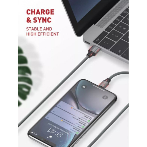 LDNIO Кабел LS441 1M 2.4A Fast USB към Type-C