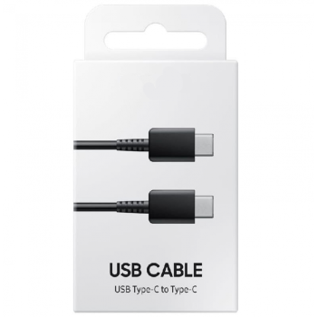 Кабел USB-C към USB-C 25W 2M (кут.) Бързо зареждане - Черен