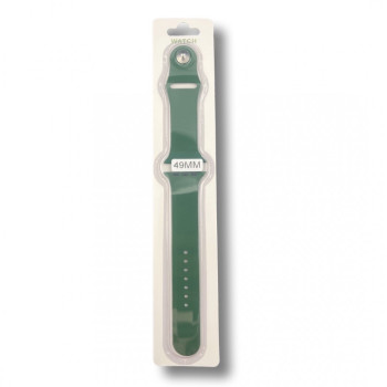 Силиконова Apple Watch каишка iWatch 49mm - Зелен - 2 части