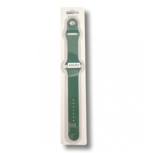 Силиконова Apple Watch каишка iWatch 49mm - Зелен - 2 части
