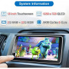 YB-10 10" Автомобилен мултимедиен плейър ANDROID 1 DIN 10" въртящ се дисплей HC8227, 4GB+64GB, IPS, CarPlay, Android Auto, Bluetooth, WiFi, GPS