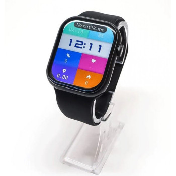 WISME WS-76 AMOLED Смартчасовник – IP68, Висока Яркост - ЧЕРЕН КОРПУС