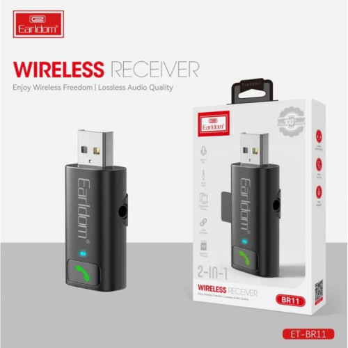 EARLDOM BR11 Блутут към AUX 3.5mm. SD