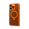 Premium Carbon MagSafe Case TP-100 за iPhone 16 Pro - Оранжев Premium Carbon MagSafe Case TP-100 за iPhone 16 Pro - Оранжев