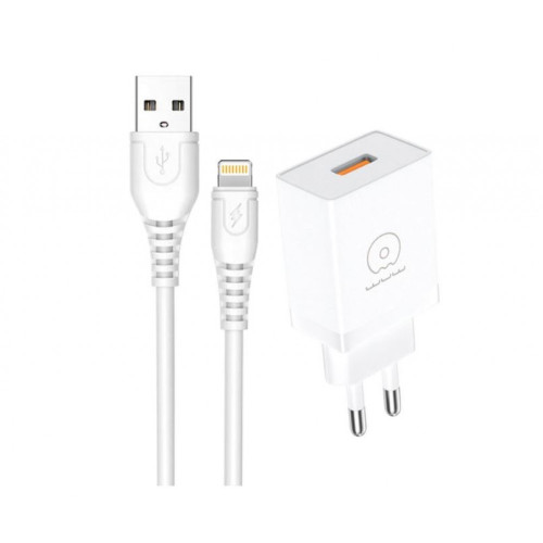 WUW T66 3.5A Зарядно с кабел USB към Lightning