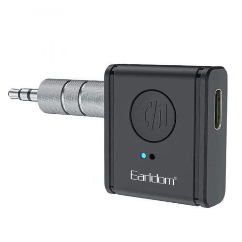 Earldom BR21 V5.3 Bluetooth AUX Аудио Адаптер 13 Часа Earldom BR21 V5.3 Bluetooth AUX Аудио Адаптер 13 Часа