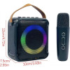 K1 Караоке Bluetooth колона с 1бр. микрофон (Черен)