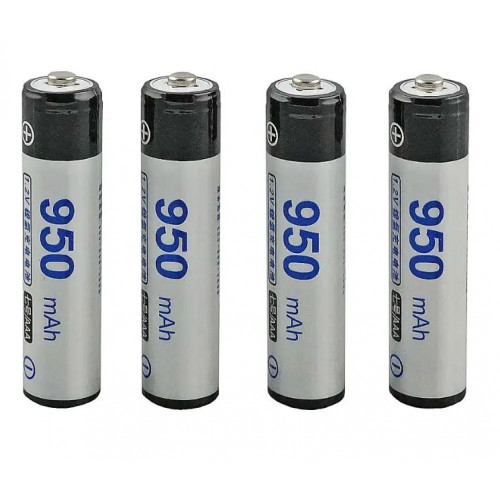 4БР. AAA никел металнхидрид 950mAh 1.2 V зареждаща се