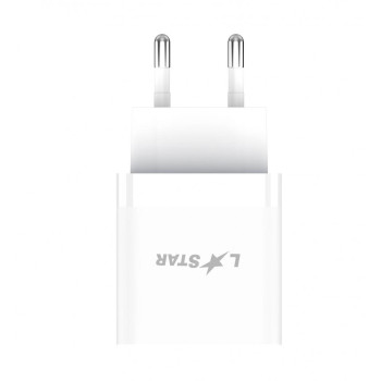 L✮Star LS76 2в1 PD35W с два USB-C порта GaN+кабел USB-C към Lightning