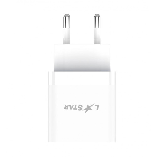 L✮Star LS76 2в1 PD35W с два USB-C порта GaN+кабел USB-C към Lightning