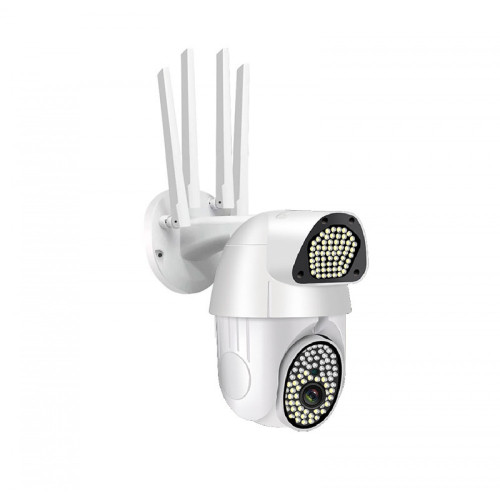 IP Камера Q135 V380-720P ( APP:V380PRO ) HD 360 градуса с микрофон и високоговорител и LED светлина