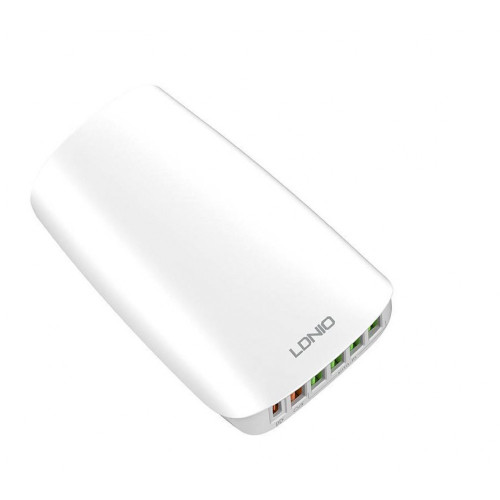 Разклонител 65W LDNIO A6573C / EU с 5xUSB и 1xPD порта