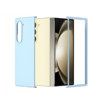 Z16 PVC case за Samsung Z Fold 7 от 2 части - Бебешко синьо