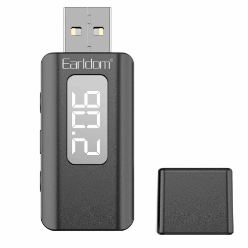 EARLDOM FM Трансмитер Earldom BR17 – Bluetooth 5.3, SD/USB/AUX, цифров дисплей, хендсфри EARLDOM FM Трансмитер Earldom BR17 – Bluetooth 5.3, SD/USB/AUX, цифров дисплей, хендсфри
