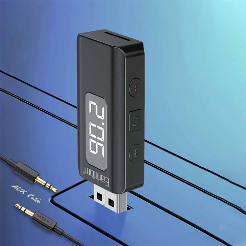 EARLDOM FM Трансмитер Earldom BR17 – Bluetooth 5.3, SD/USB/AUX, цифров дисплей, хендсфри EARLDOM FM Трансмитер Earldom BR17 – Bluetooth 5.3, SD/USB/AUX, цифров дисплей, хендсфри