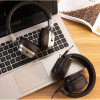 Ретро Bluetooth слушалки WBK946 (Кафяв) с LED екран – Класически американски стил