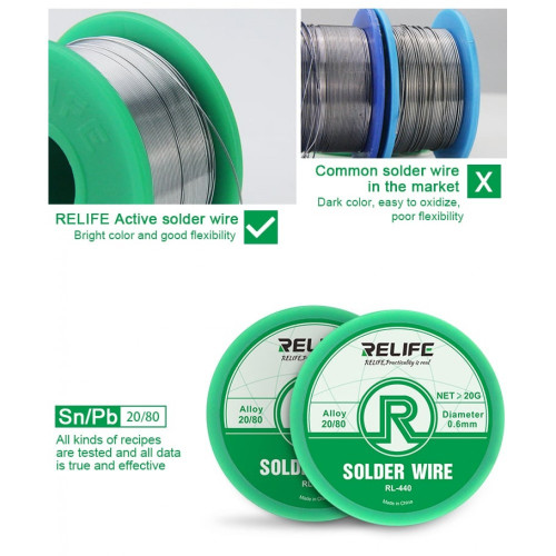 Тел за запояване RELIFE RL-440 0.4MM 20G