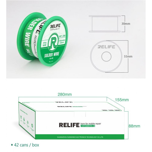 Тел за запояване RELIFE RL-440 0.4MM 20G