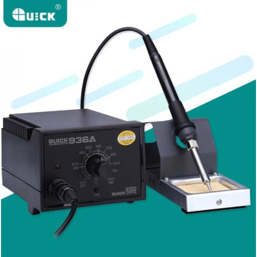 QUICK 936A 110V/220V Антистатична 60w станция за запояване с постоянна температура SMD станция за преработване
