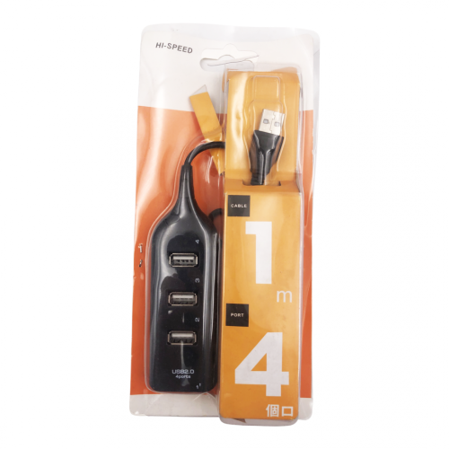 HUB Разклонител към USB 2.0 4 Ports - U003 U03 - Черен