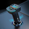 EARLDOM M101 FM трансмитер (2USB изход + 1USB-C, microSD, Bluetooth) Earldom, 3.1A, с подсветка
