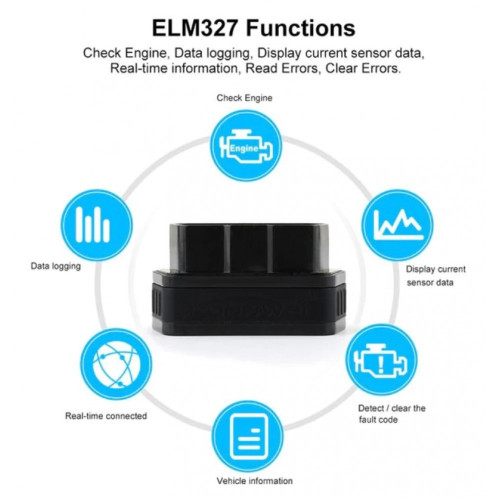 Konnwei KW901 V5.0 OBD2 скенер за автомобил IOS/ANDROID Bluetooth OBDII Автодиагностичен инструмент OBD 2 Четеци на кодове на Колата