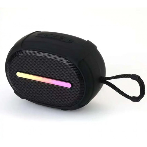 Преносима Tонколона S033 , BT , USB, SD, FM, AUX LED RGB - Черен