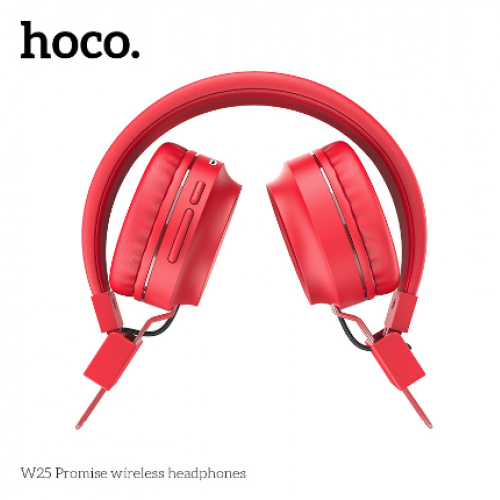 HOCO W25 Безжични PC слушалки с ANC технология - Червен HOCO W25 Безжични PC слушалки с ANC технология - Червен
