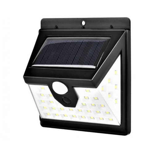 T-2866 LED слънчева светлина Външна SMD Водоустойчив PIR сензор за движение стенна лампа за пътека в градината