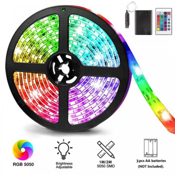LED лента RG 5M 300 диода IP65 Water rating Светещи с дистанционно (2835)