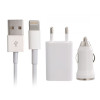Зарядно iPhone 2в1 220V + 12V Lightning