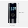 Преносима помпа PR 1901-202 85W безжична въздушна помпа 150 PSI за автомобилни гуми, 4000mAh акумулаторна батерия и 12V DC бърза с двойно захранване за кола