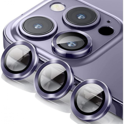 Цветен протектор за Камера iPhone 14 Pro / 14 Pro Max - Лилав