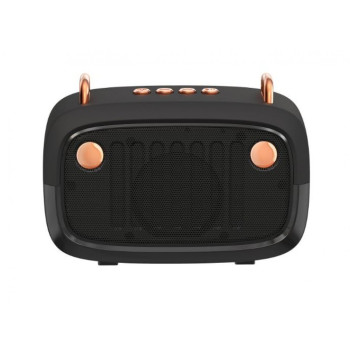 Преносима Tонколона KK-01 , BT,USB,SD,FM,AUX LED RGB - Черен