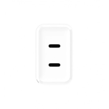 L✮Star LS76 GaN Адаптер PD35W с два USB-C порта - Бял