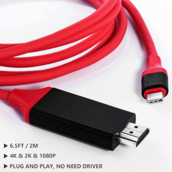 USB Type-C към HDMI кабел адаптер за връзка на MHL Android смартфон телефон таблет с телевизор монитор USB Type-C към HDMI кабел адаптер за връзка на MHL Android смартфон телефон таблет с телевизор монитор