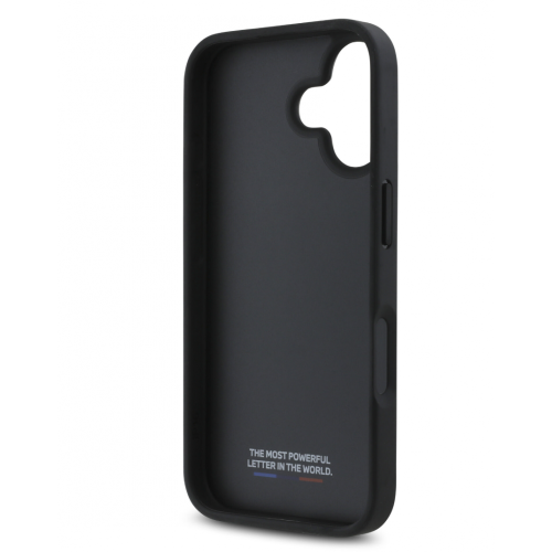 4049 BMW iPhone 16 Back cover case - Perforated Tricolor Detail Line BlackBack case-iPhone 16-Noir