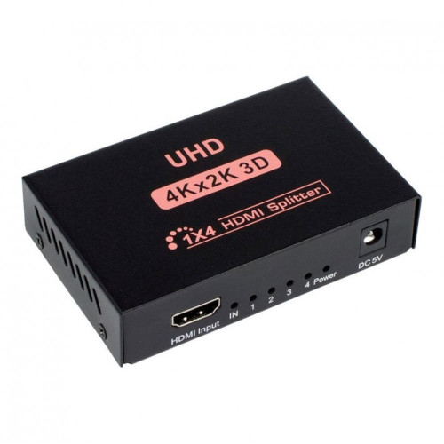 HDMI Сплитер 1 към 4 – 1 Вход към 4 Изхода, 4K Поддръжка